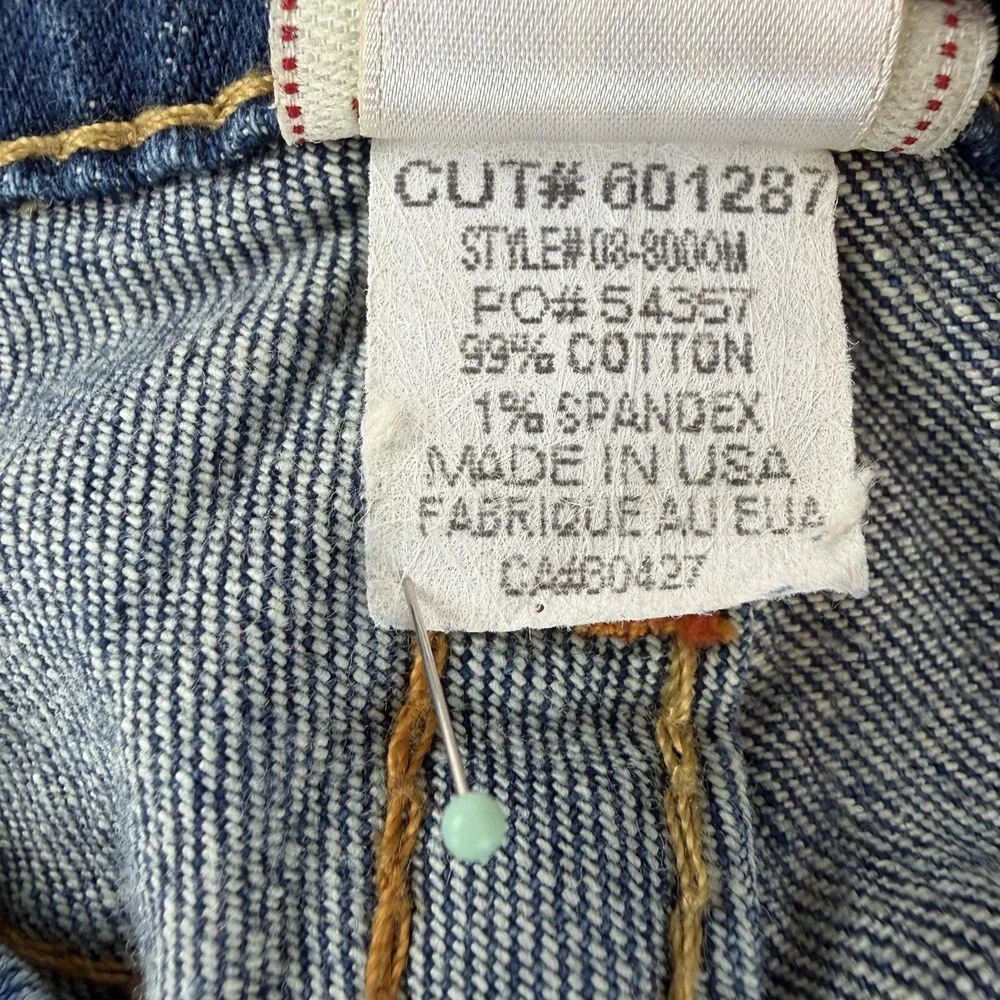 True‎ Religion Ricky Jeans Mens 34x33 Relaxed Straight Denim Made USA (34x30)